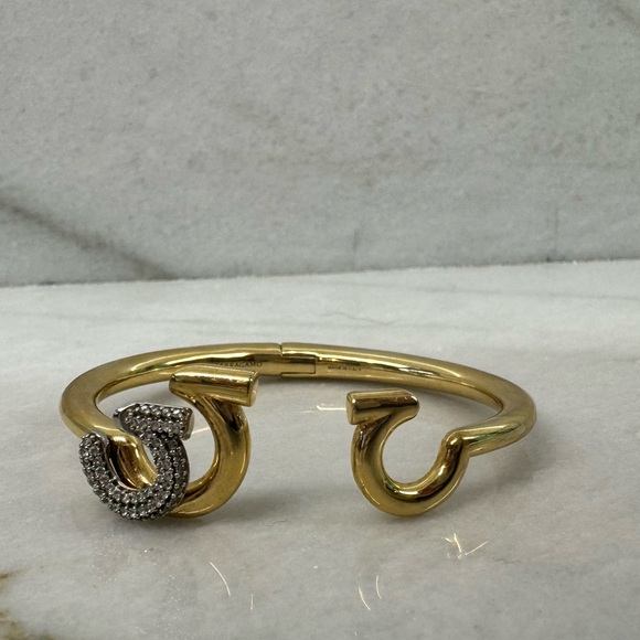 Salvatore Ferragamo Jewelry - Salvatore Ferragamo Crystal Gancini Women's Bracelet
